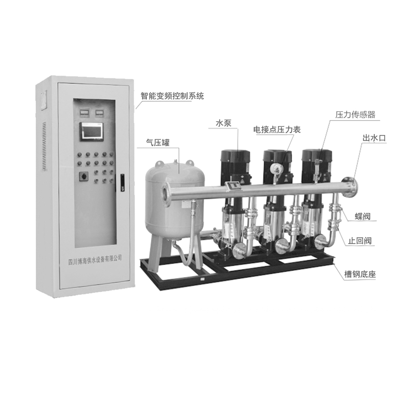 博海变频恒压给水设备标注图 博海变频恒压给水设备标注图