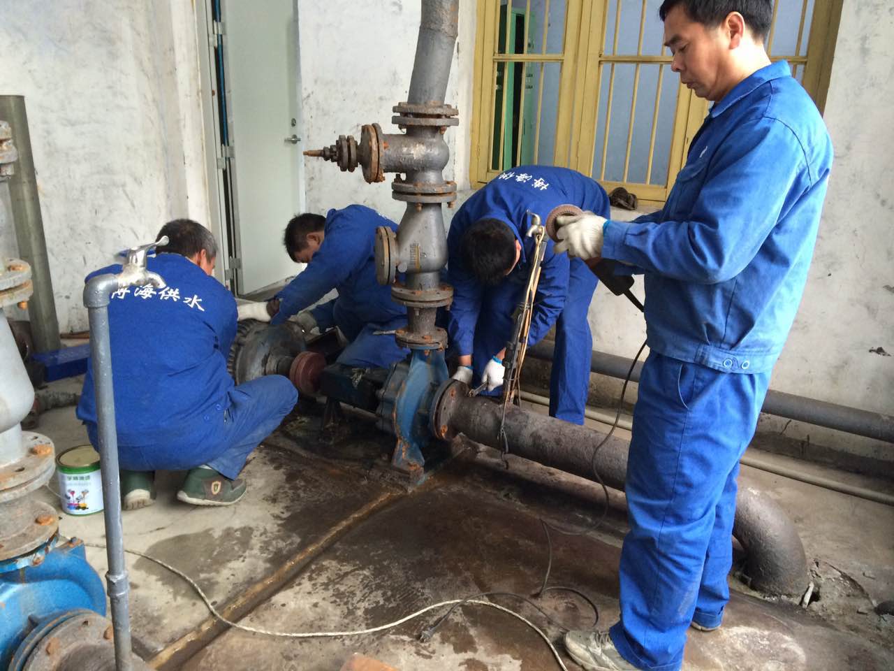 春节假期结束 二次供水生产安装工作正常运行