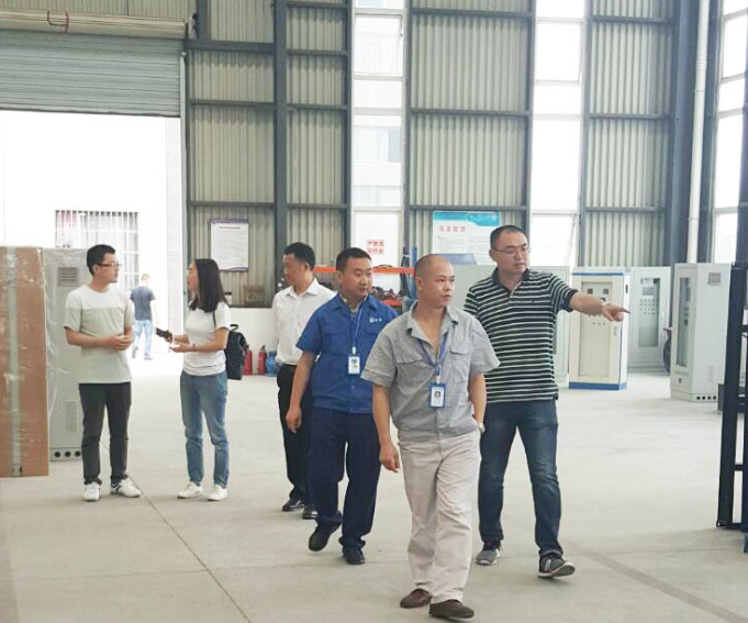 重庆自来水公司来博海考察交流