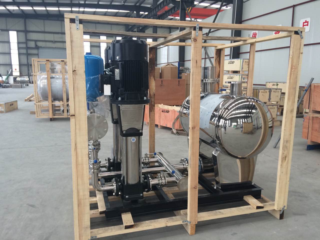 二次供水成套设备取代了传统的供水设施